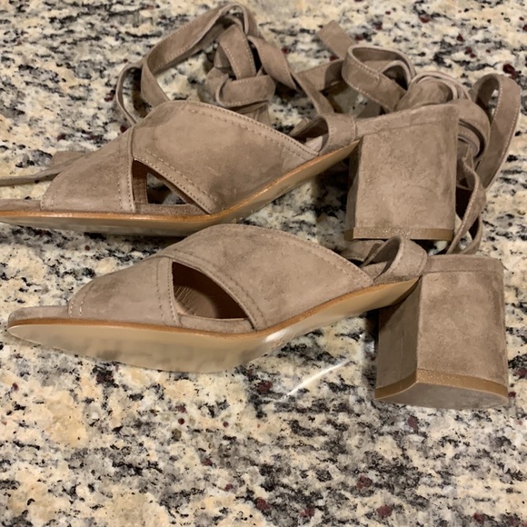 Charles David Suede Sandals - Picture 4 of 7